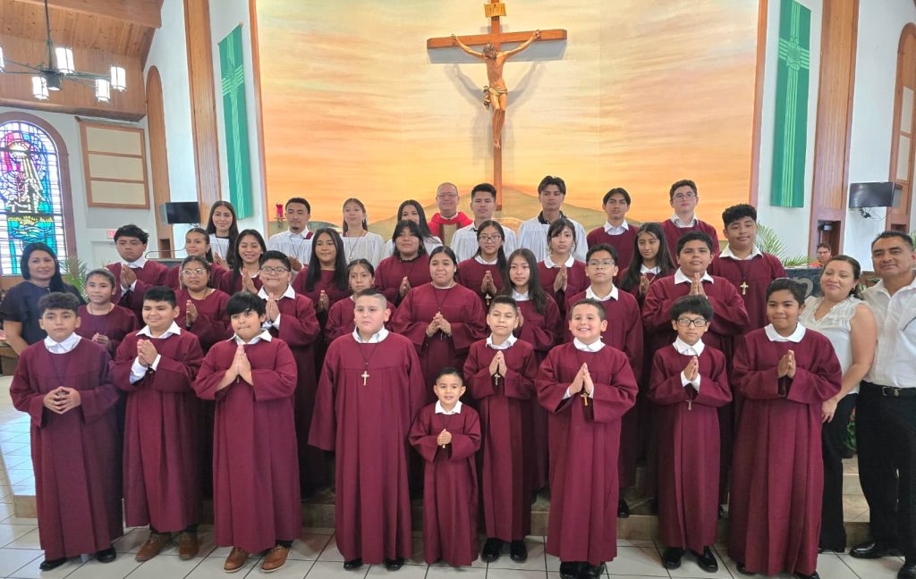 2025 Altar Servers in Church
